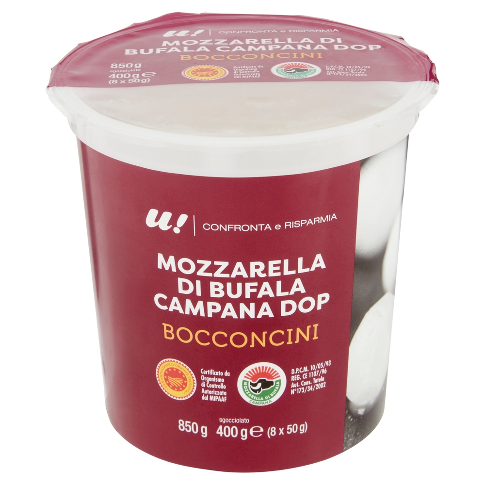 Bocconcini di Mozzarella di Bufala Campana DOP, 400 g